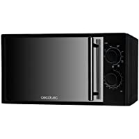 Los mejores  - Cecotec Microondas All Black Grill. 700 W de Potencia- Capacidad de 20l- Grill de 900 W- 9 Niveles Funcionamiento…
